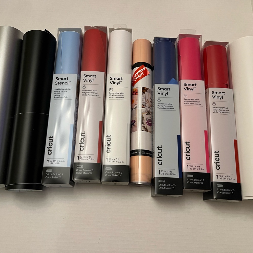 Cricut Craft Vinyl Lot